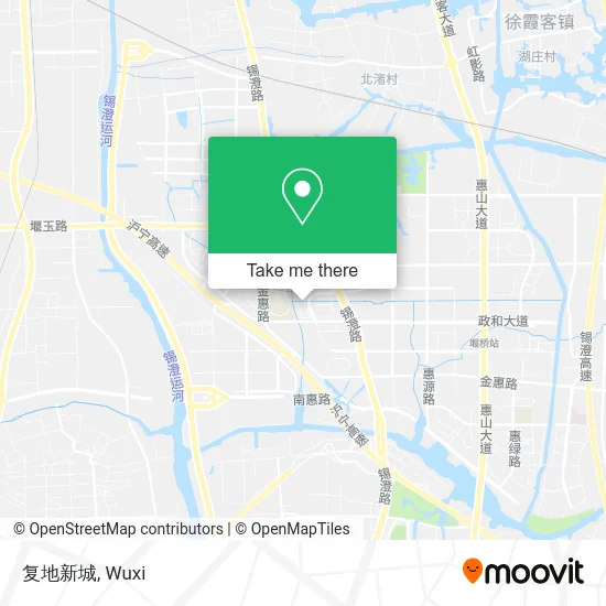 复地新城 map