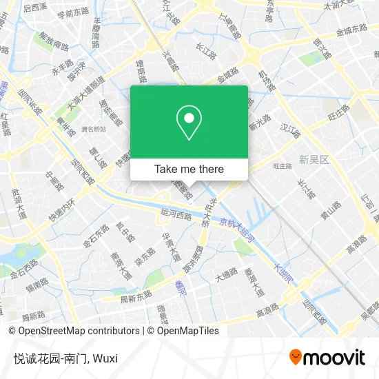 悦诚花园-南门 map