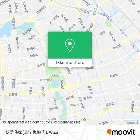 我爱我家(苏宁悦城店) map