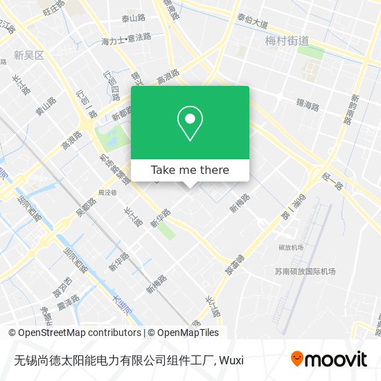 无锡尚德太阳能电力有限公司组件工厂 map