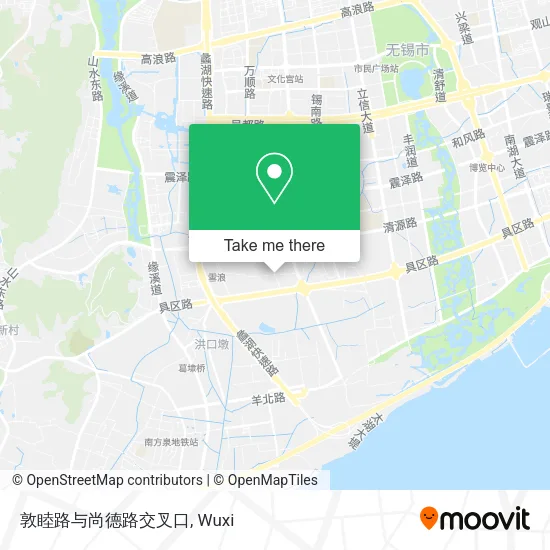 敦睦路与尚德路交叉口 map