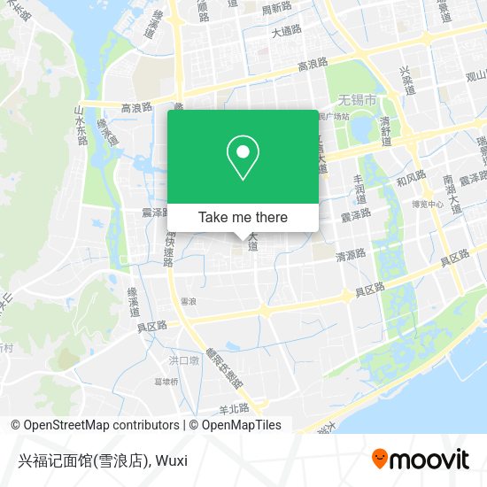 兴福记面馆(雪浪店) map