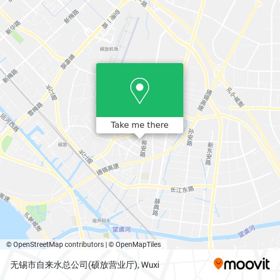 无锡市自来水总公司(硕放营业厅) map