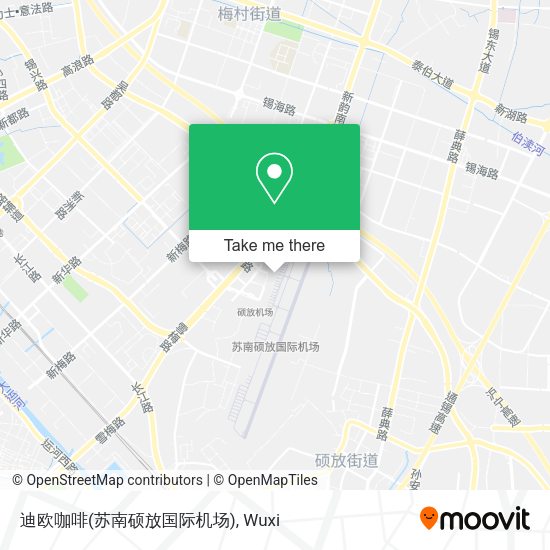 迪欧咖啡(苏南硕放国际机场) map