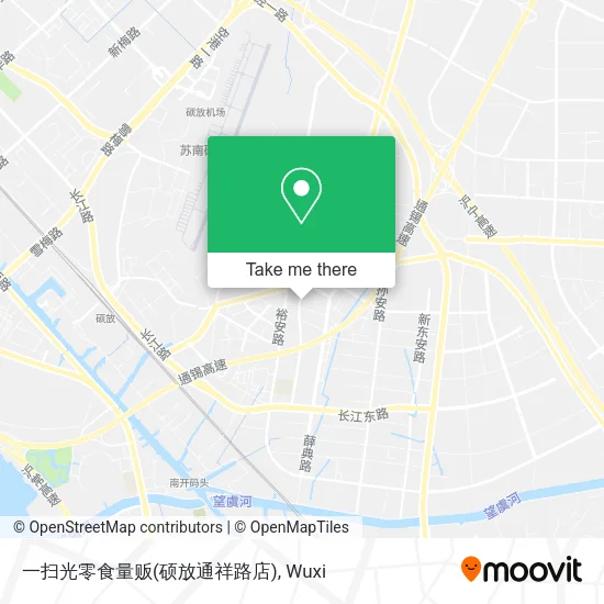 一扫光零食量贩(硕放通祥路店) map