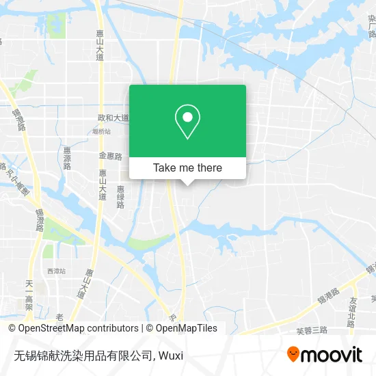 无锡锦献洗染用品有限公司 map