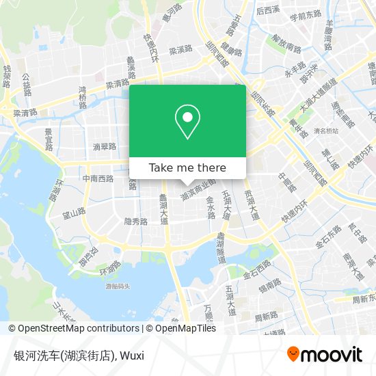 银河洗车(湖滨街店) map