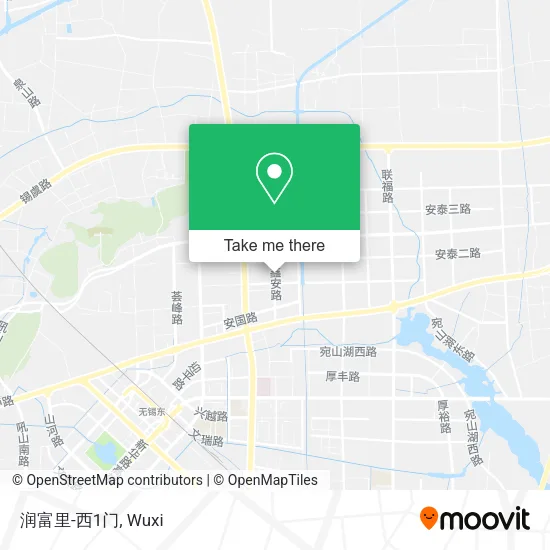 润富里-西1门 map