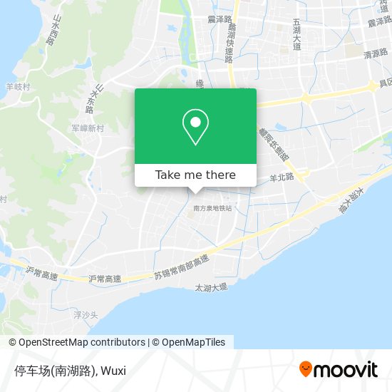 停车场(南湖路) map