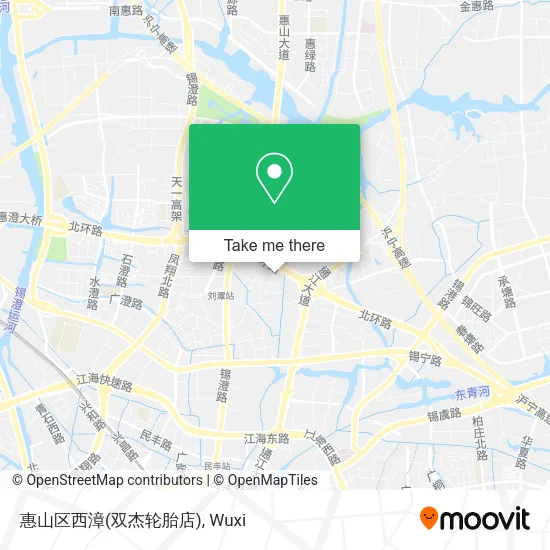 惠山区西漳(双杰轮胎店) map
