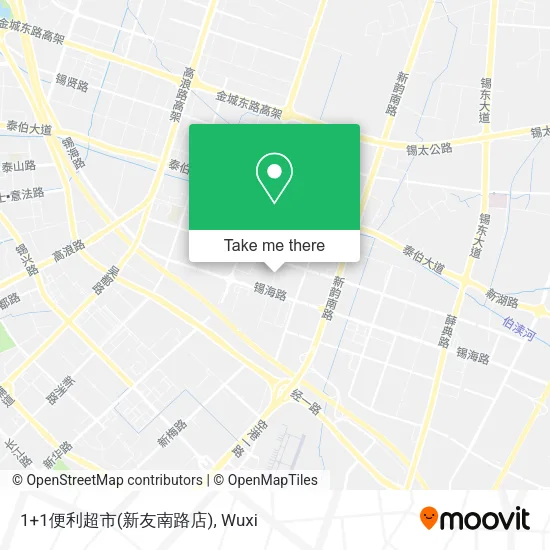 1+1便利超市(新友南路店) map