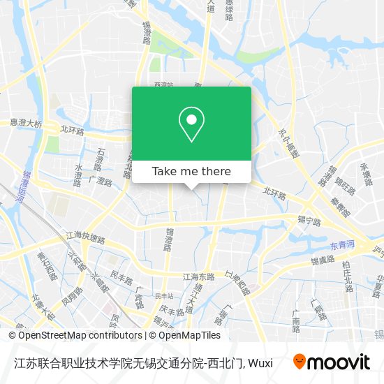 江苏联合职业技术学院无锡交通分院-西北门 map