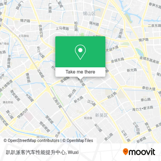 趴趴派客汽车性能提升中心 map