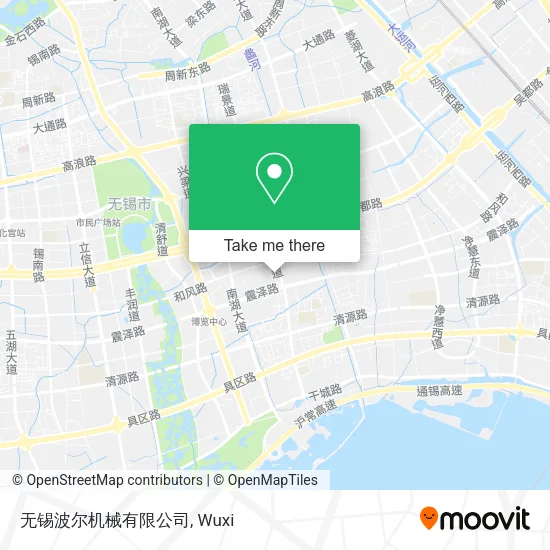 无锡波尔机械有限公司 map