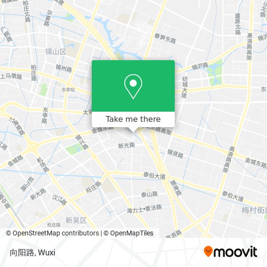 向阳路 map