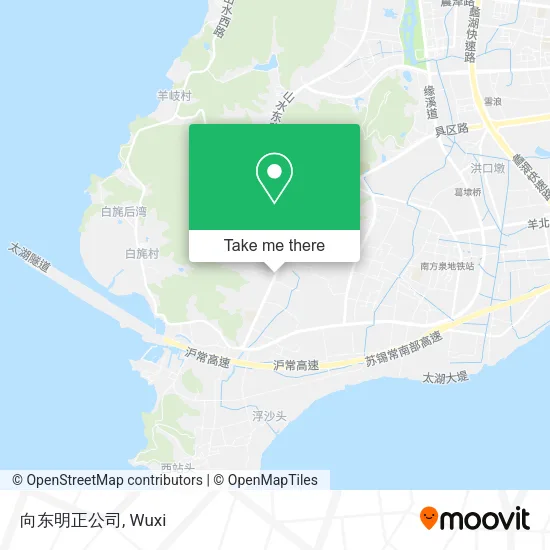 向东明正公司 map