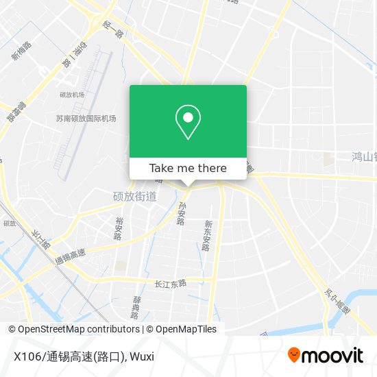 X106/通锡高速(路口) map