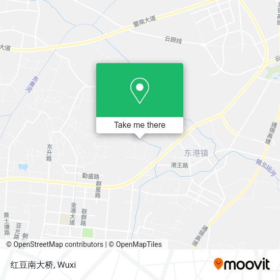 红豆南大桥 map