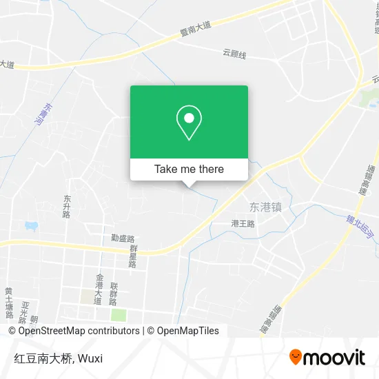 红豆南大桥 map