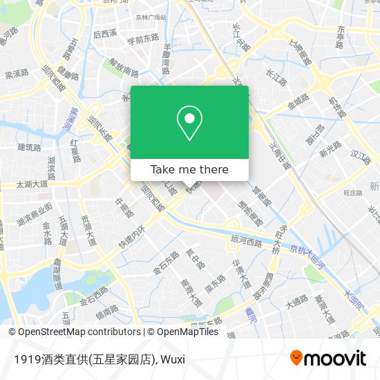 1919酒类直供(五星家园店) map