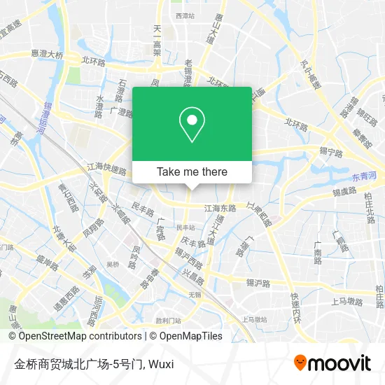 金桥商贸城北广场-5号门 map
