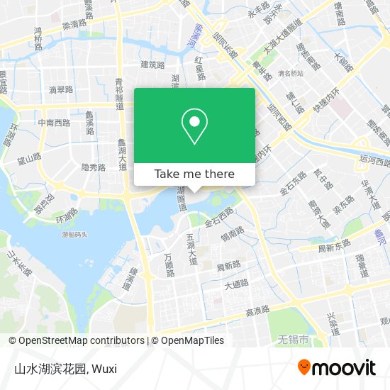 山水湖滨花园 map