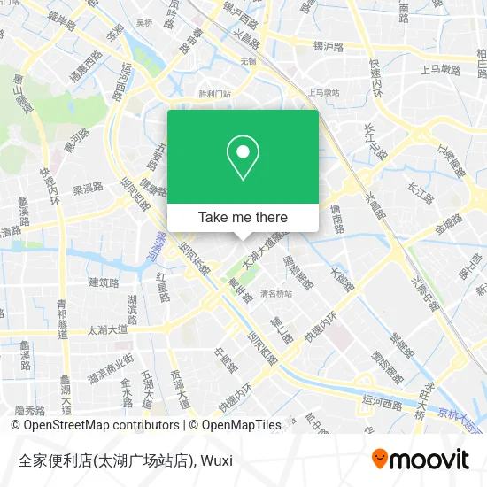 全家便利店(太湖广场站店) map