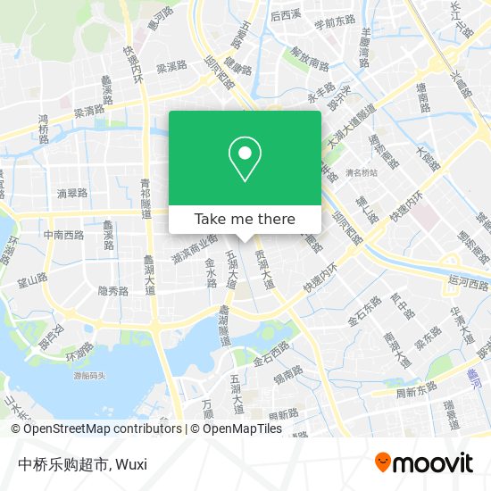 中桥乐购超市 map