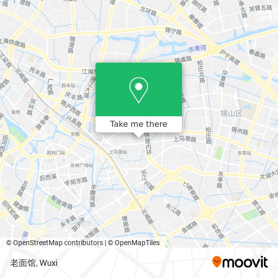 老面馆 map