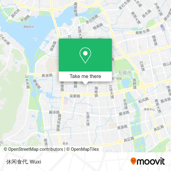 休闲食代 map