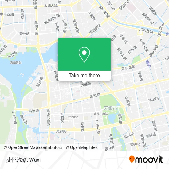 捷悦汽修 map