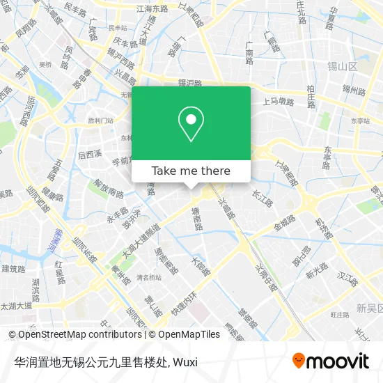 华润置地无锡公元九里售楼处 map