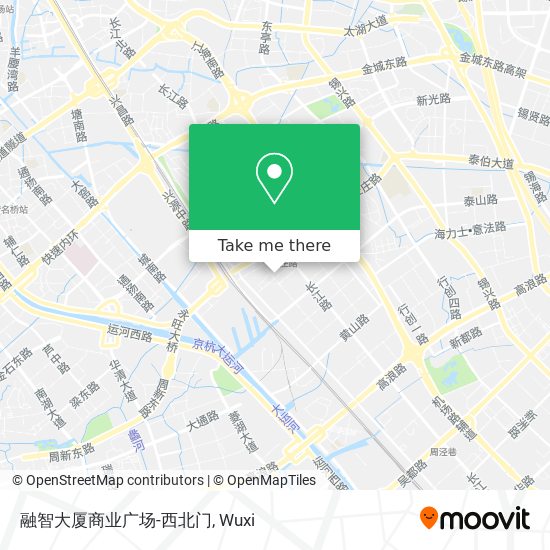 融智大厦商业广场-西北门 map