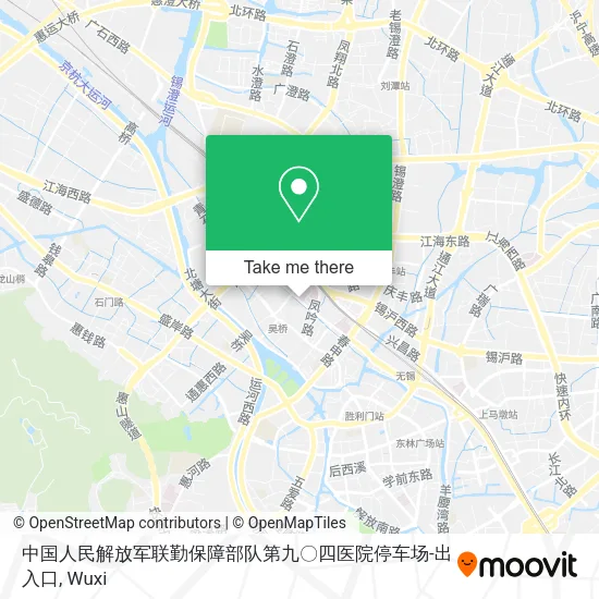 中国人民解放军联勤保障部队第九〇四医院停车场-出入口 map