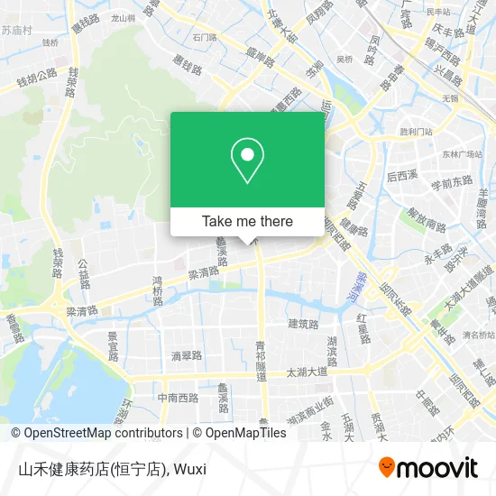 山禾健康药店(恒宁店) map