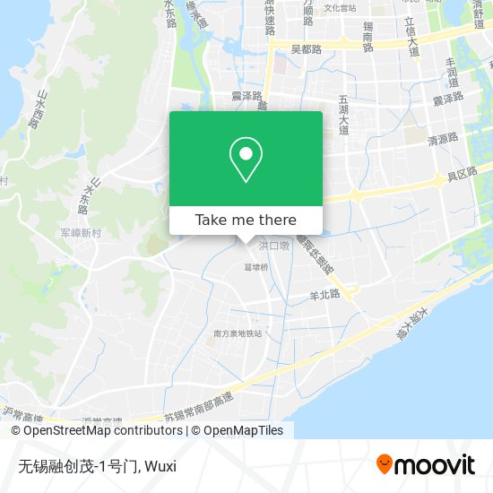 无锡融创茂-1号门 map