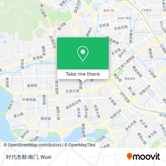 时代杰都-南门 map
