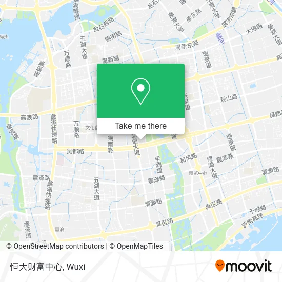 恒大财富中心 map
