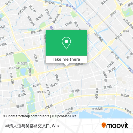 华清大道与吴都路交叉口 map