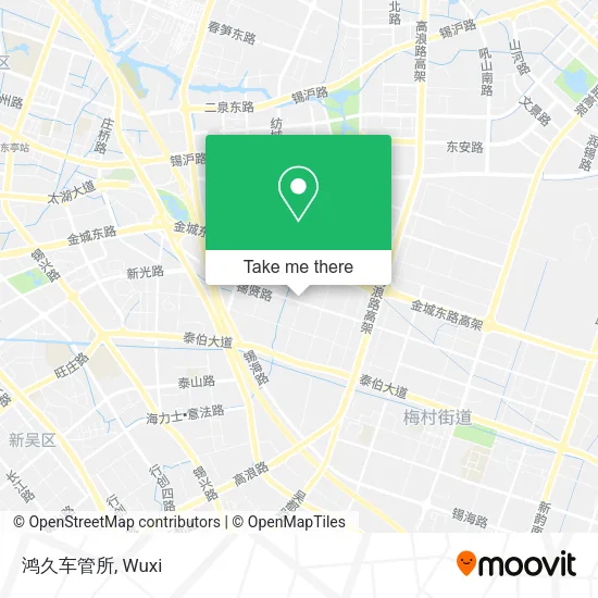 鸿久车管所 map