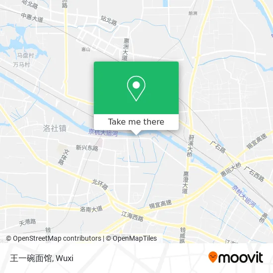王一碗面馆 map
