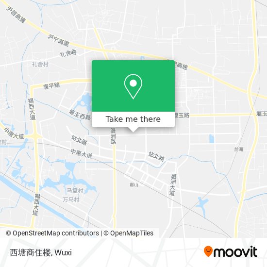 西塘商住楼 map