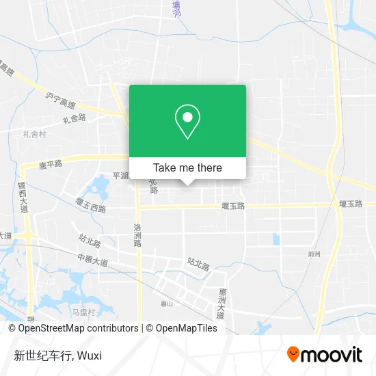 新世纪车行 map