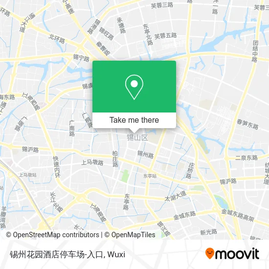 锡州花园酒店停车场-入口 map