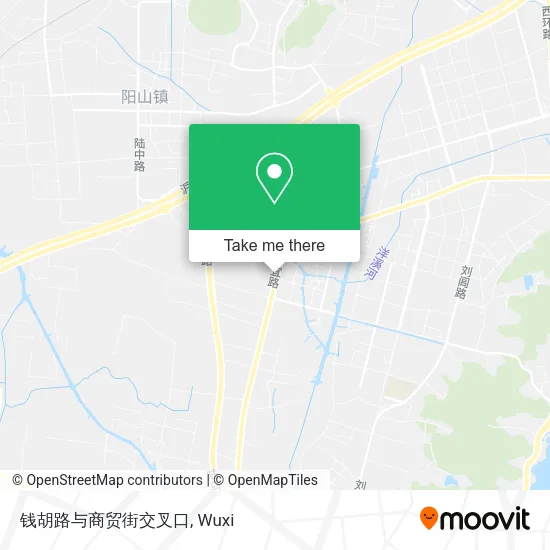 钱胡路与商贸街交叉口 map