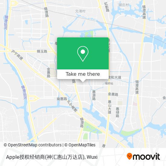 Apple授权经销商(神汇惠山万达店) map