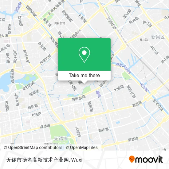 无锡市扬名高新技术产业园 map