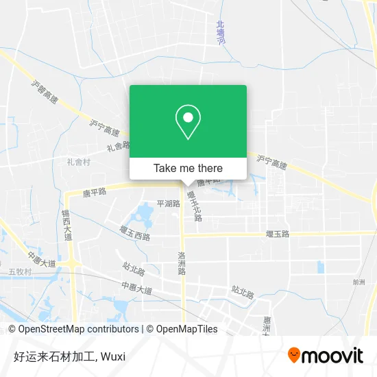 好运来石材加工 map