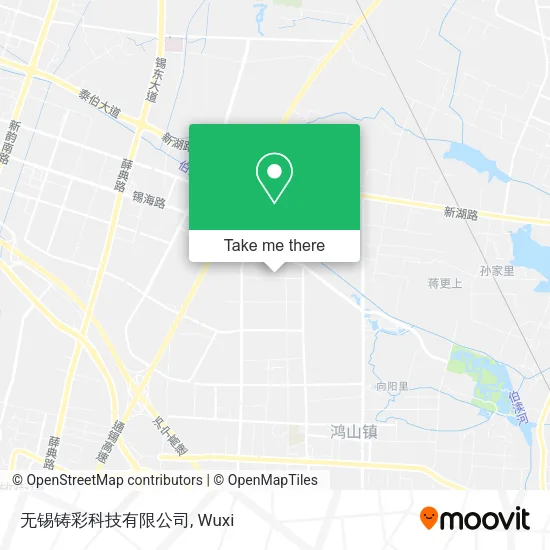 无锡铸彩科技有限公司 map