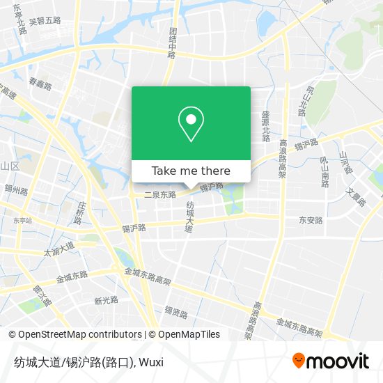 纺城大道/锡沪路(路口) map